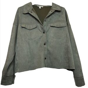 She + Sky Suede Jacket